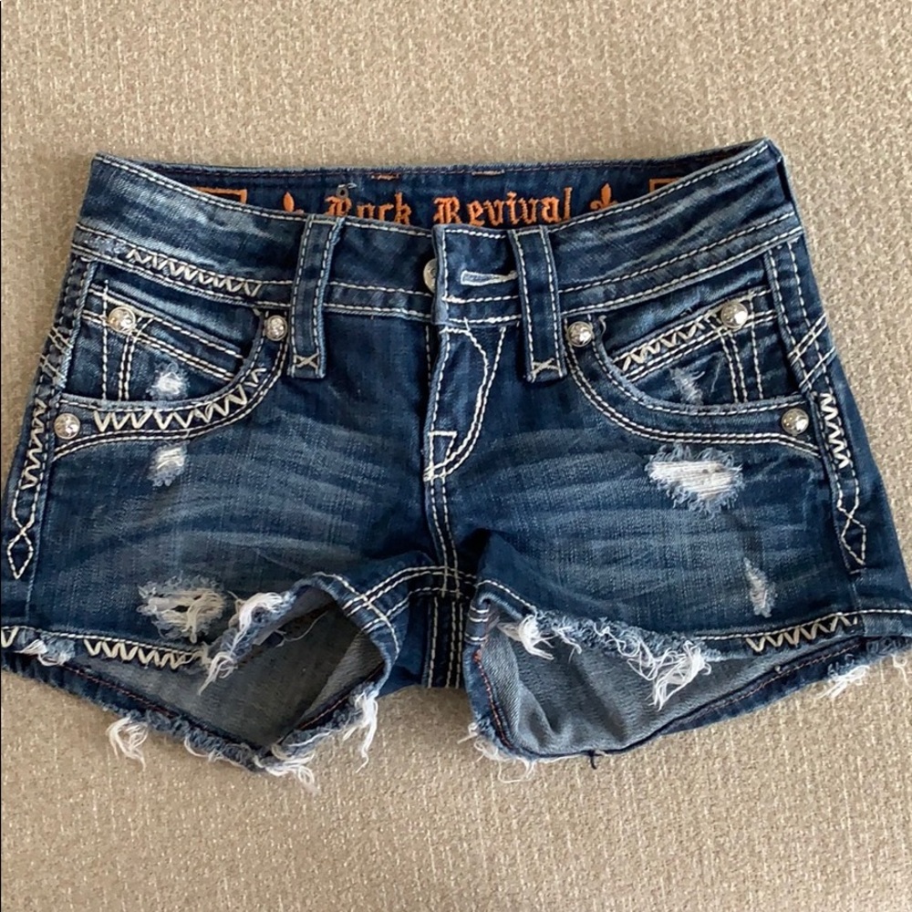 Rock Revival Denim Shorts